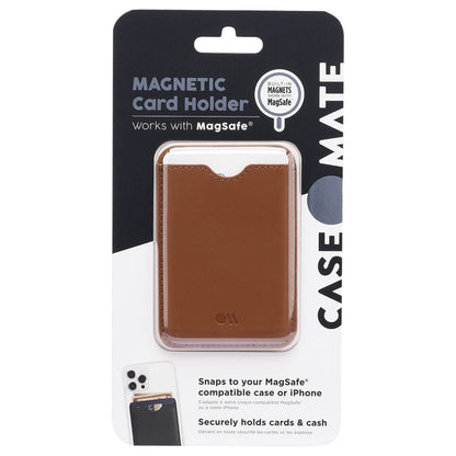 Case-Mate - MagSafe Card Holder (Cognac Brown)