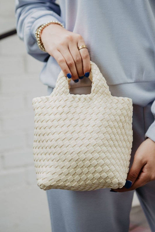 Katydid - Cream Wholesale Bucket Tote Bag