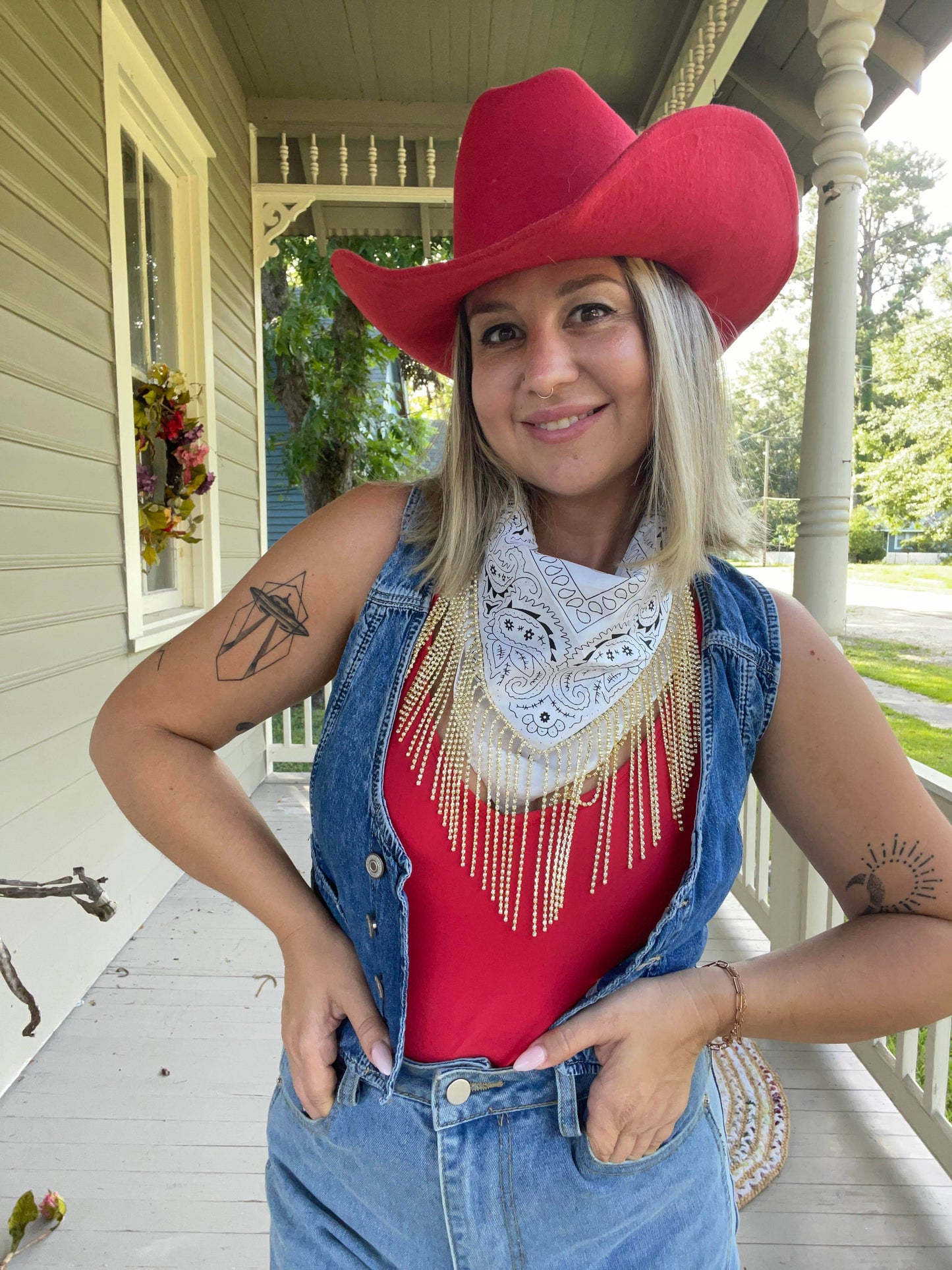 Blingdana by KF Designs - Original Blingdana™ Crystal Fringe Bandana