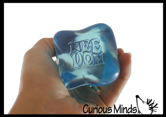 Curious Minds Toys - 1 Nee Doh Nice Cube Ice Sugar Ball - Thick Glue/Gel Stretch