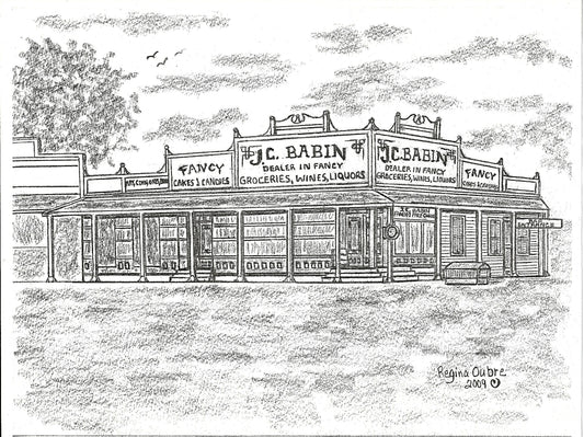 J C Babin Store on Railroad Avenue