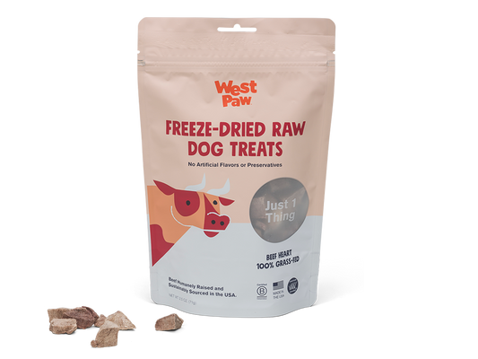 West Paw - Freeze-Dried Beef Heart Single-Ingredient Treats