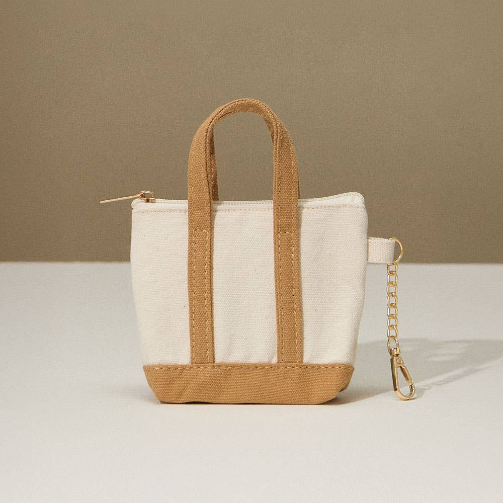 Sensibling Corp. - Mini Canvas Pouch Bag / Bag Charm