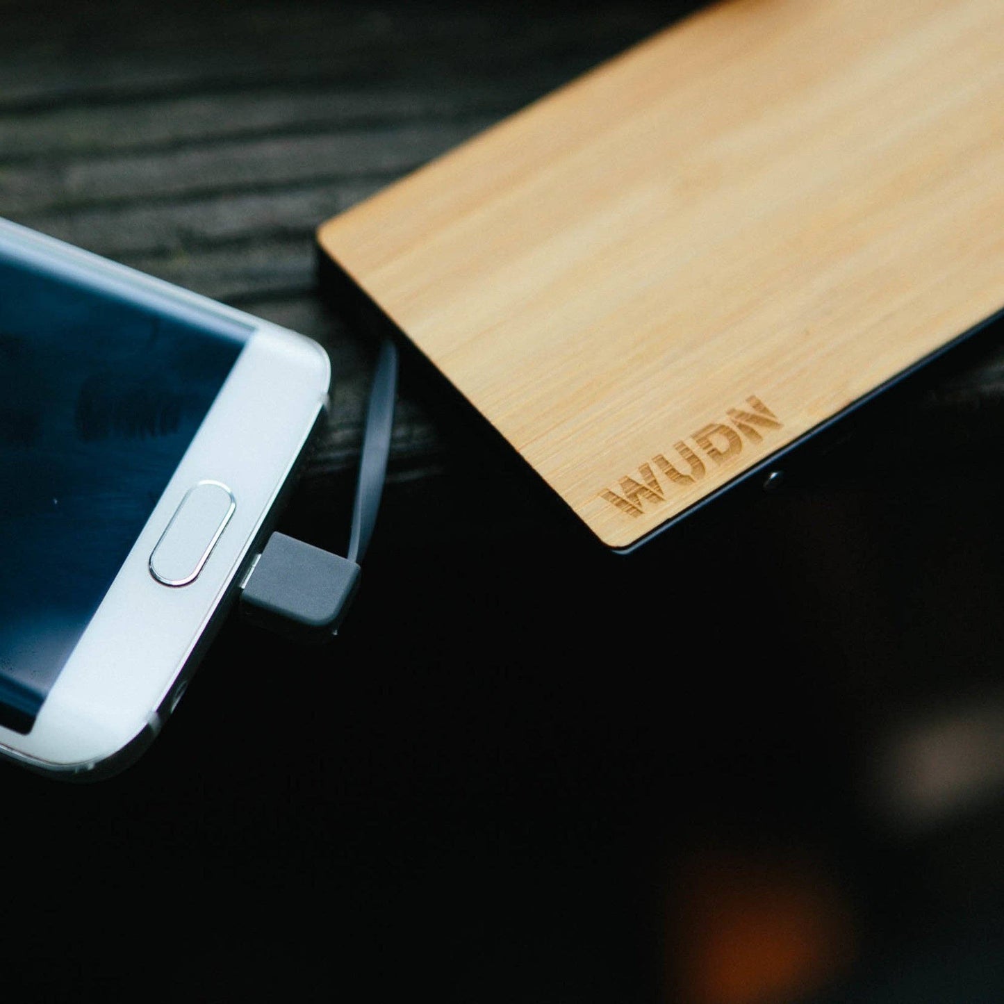 WUDN Handcrafted - Customizable Slim-Dual Wooden Power Bank