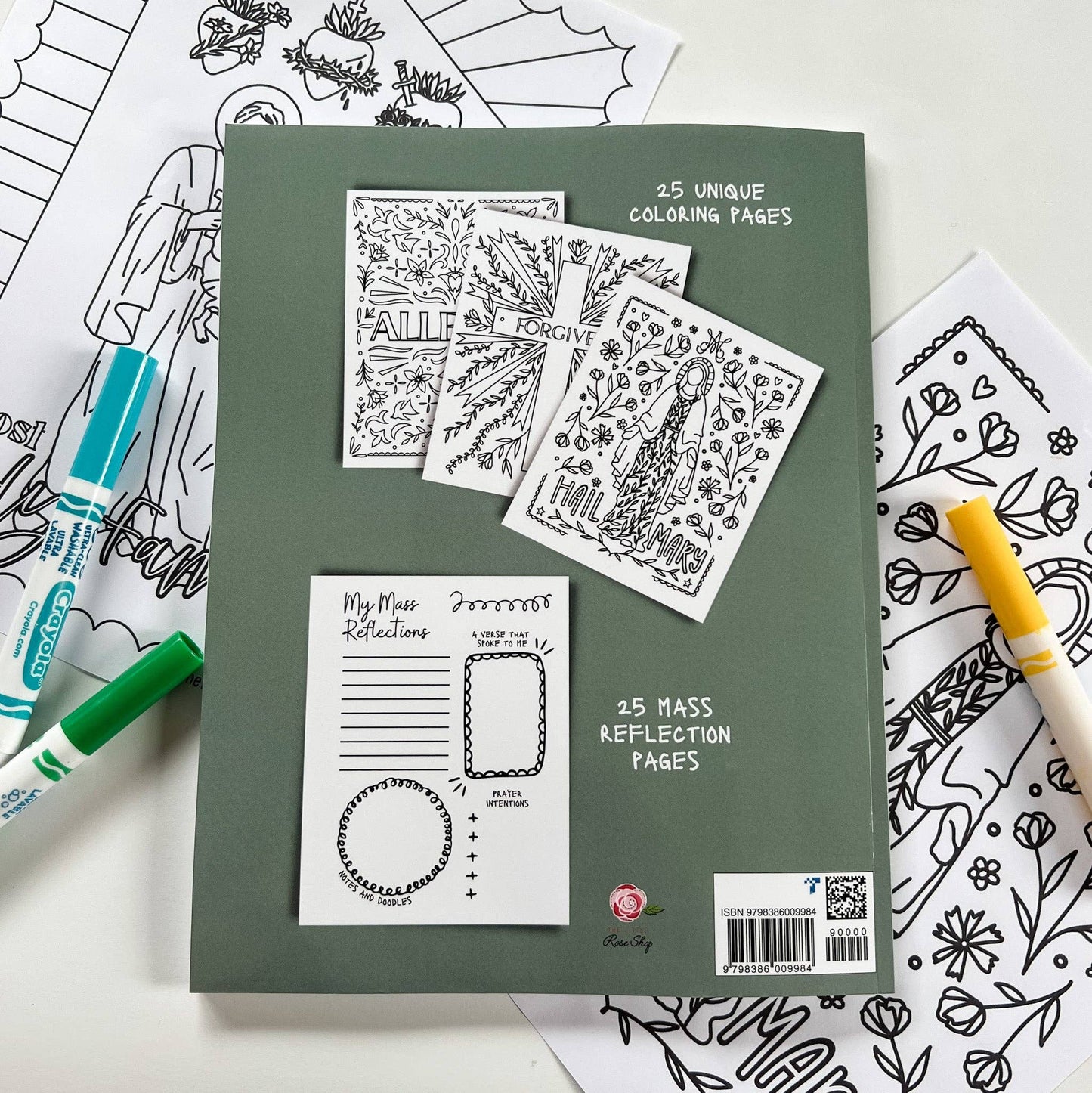 The Little Rose Shop - Catholic Coloring Book