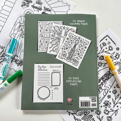 The Little Rose Shop - Catholic Coloring Book