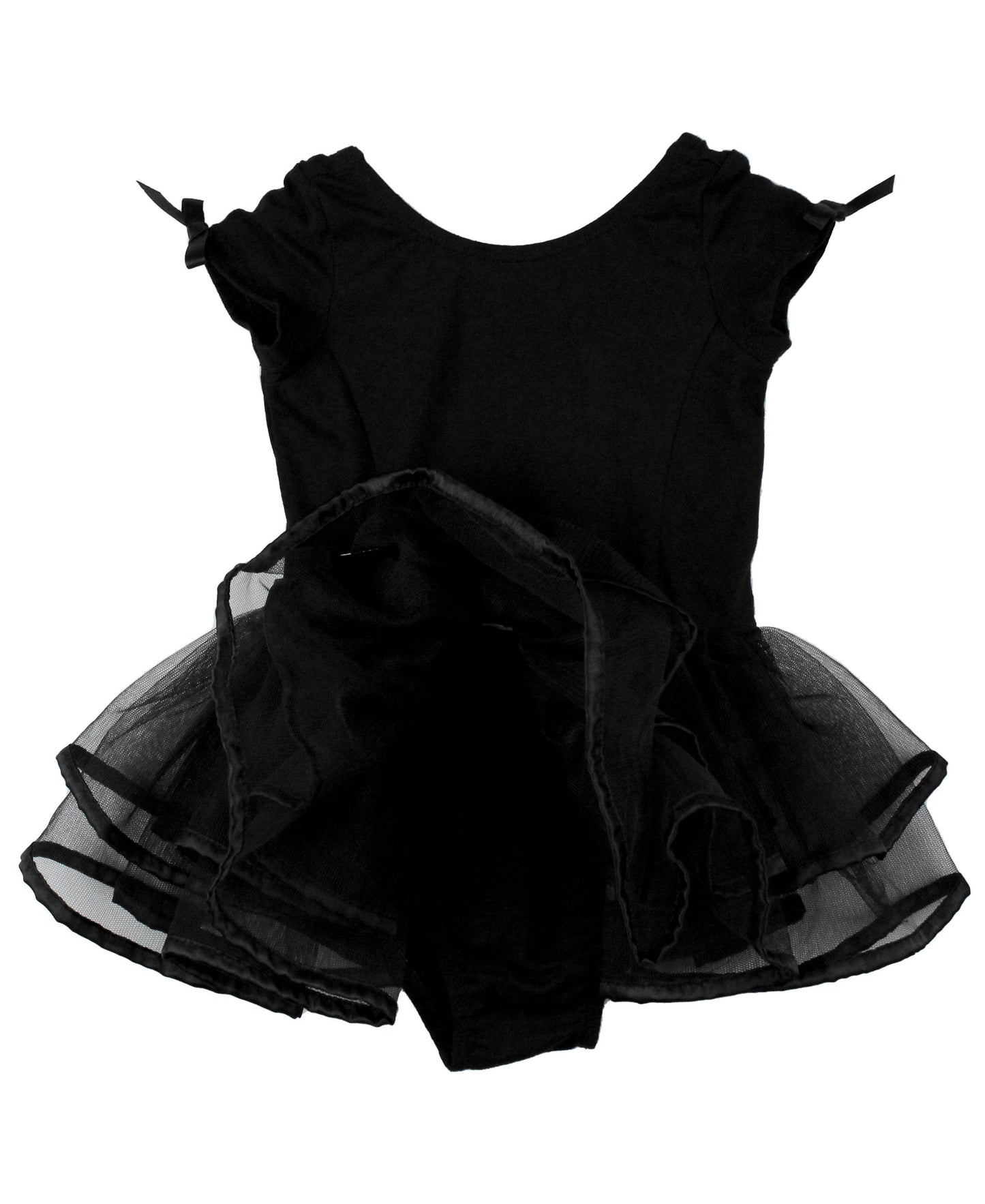 RuffleButts + RuggedButts - Girls Black Ballet Tutu Dance Leotard