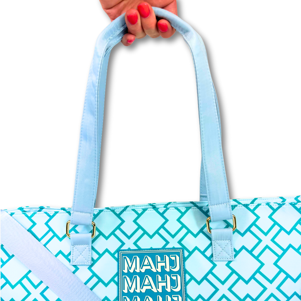 My Fair Mahjong - MAHJONG TOTE BAG  |  Wide with Zipper Closure