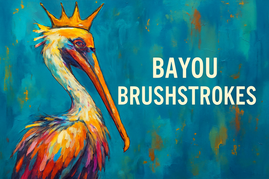 🦞 Bayou Brushstrokes: A Louisiana Sip & Paint Night