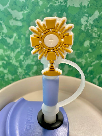 Saintly Heart LLC - Catholic Straw Toppers: Adoration (a 2 pack!)