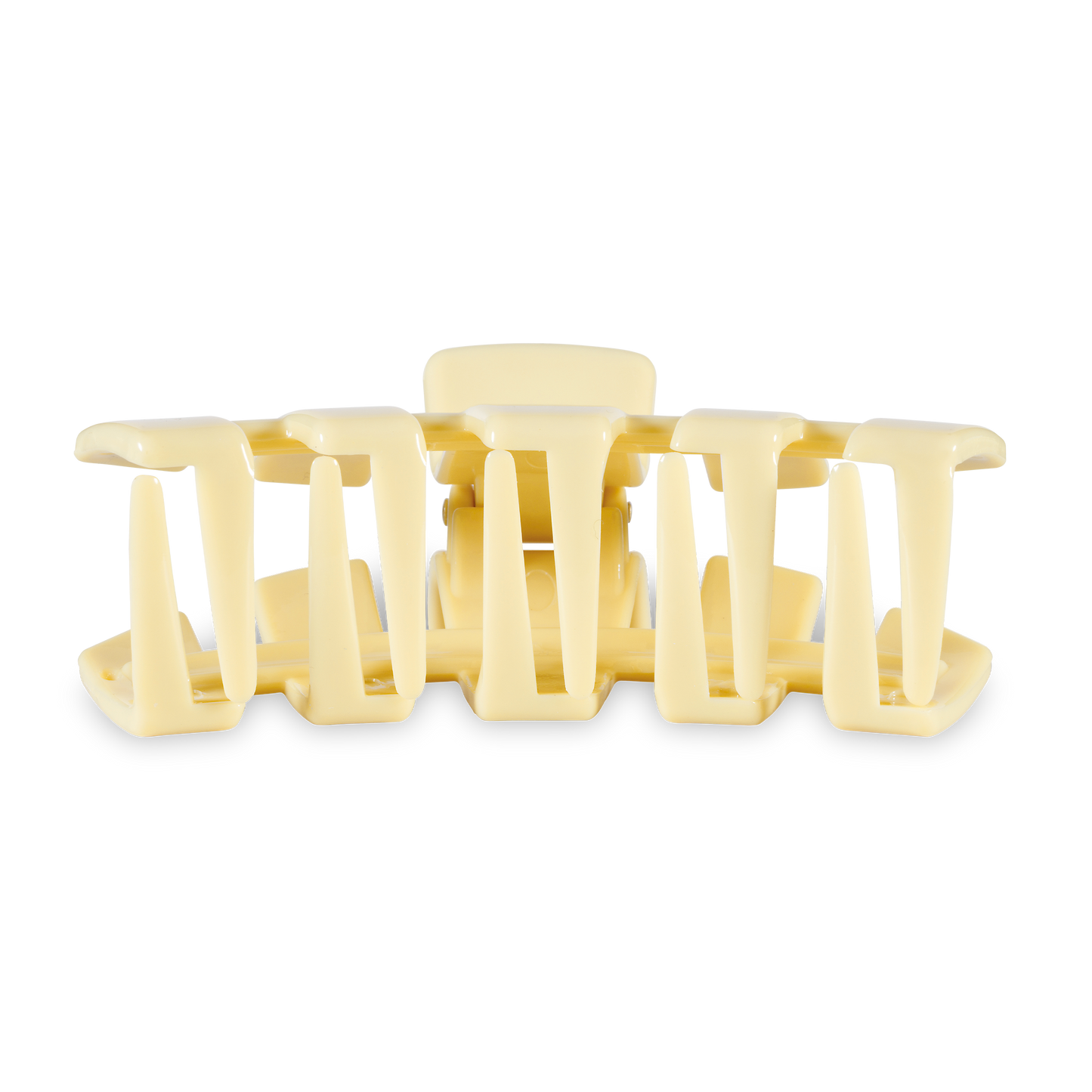 TELETIES - Classic Hair Clip | Large | Butter Yellow