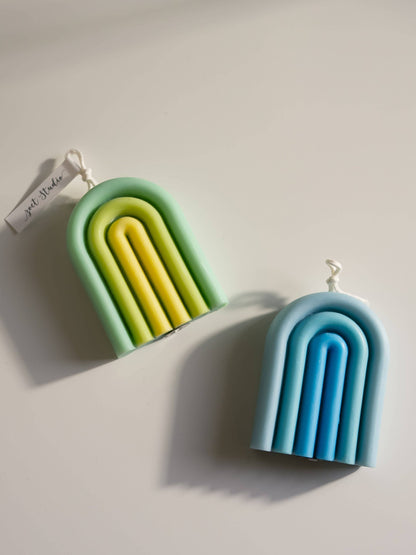 Scented Arch Rainbow Candles | Natural Soy Wax