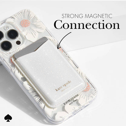 Case-Mate - Kate spade new york Wallet MagSafe White Glitter