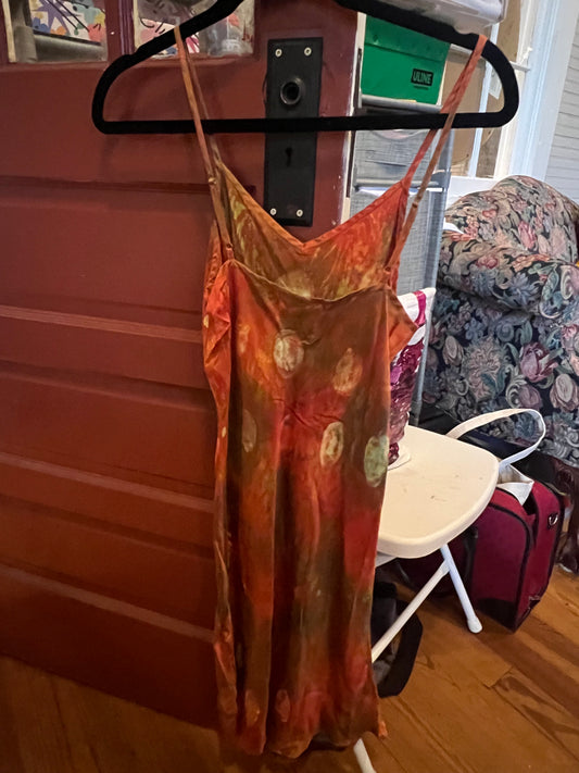 Red Silk Top