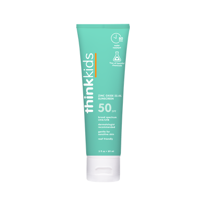Think - Think Kids SPF 50 Sunscreen (3oz), EWG Rated #2