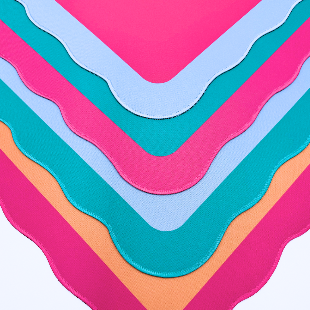 My Fair Mahjong - MINI MAHJONG MAT  |  Color Wave  |  21" x 21"