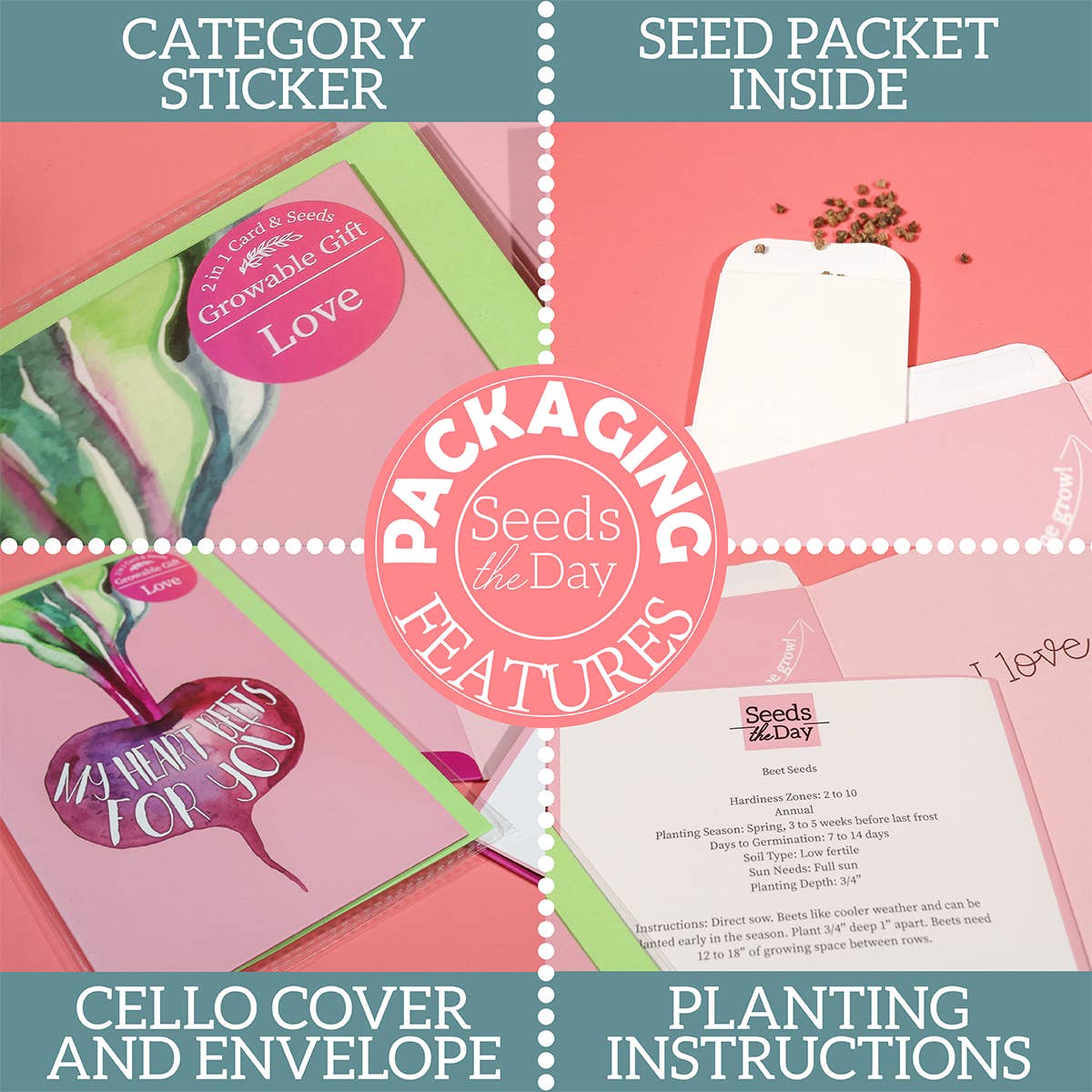 SEED PACKET Birthday Card | It's My Pawwty!