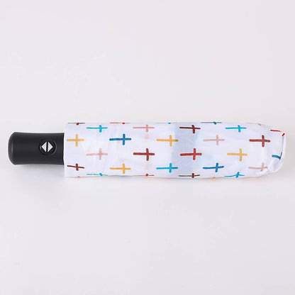 Swanson Christian Products - Compact Umbrella - Colorful Crosses