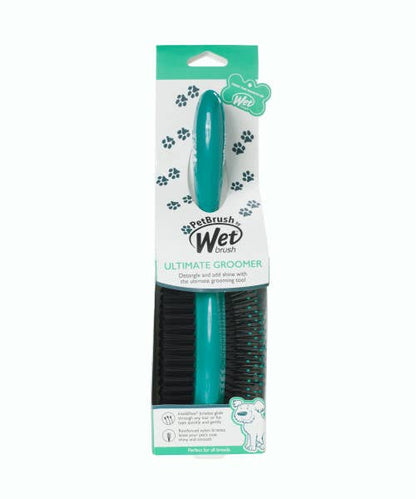 WetBrush - Pet Brush Ultimate Groomer 2-in-1 Detangler - Teal