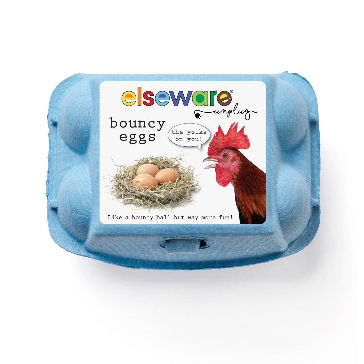 elseware unplug / eco-kids - Bouncy Eggs - Sensory Kid Toy - Egg-cellent Prank
