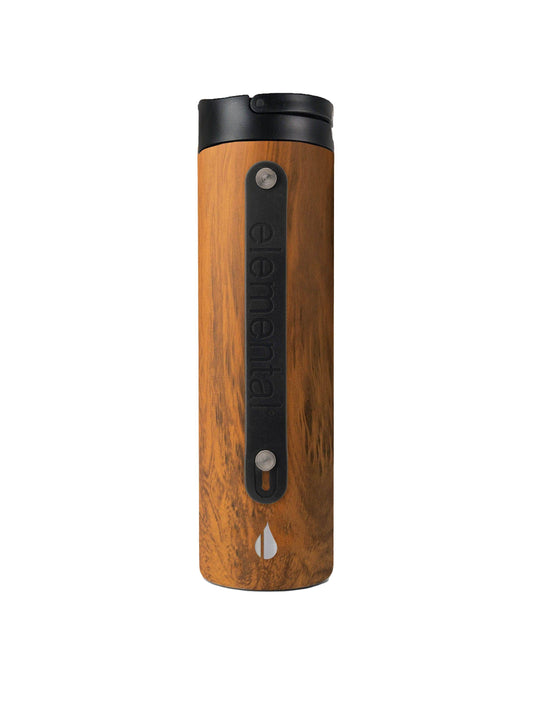 Elemental - Bottle - 20oz Iconic Sport Teakwood Stainless Steel