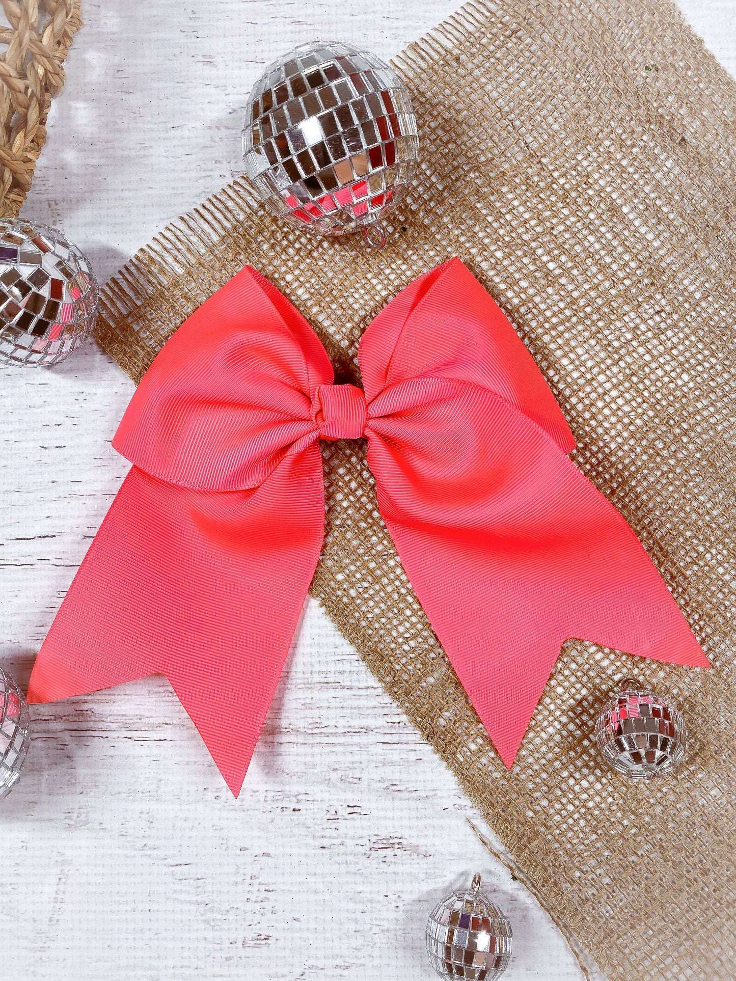 The Hair Bow Company - 6" Cheer Bow - Alligator Clip - 15 Colors - Dance Team Bows