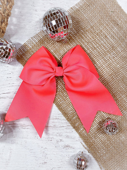 The Hair Bow Company - 6" Cheer Bow - Alligator Clip - 15 Colors - Dance Team Bows