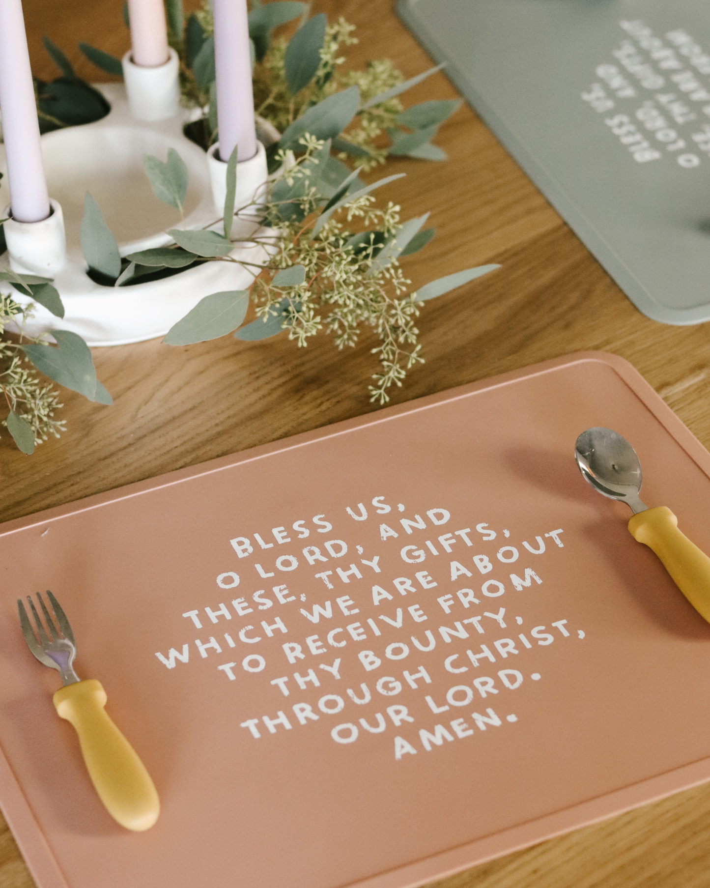Be A Heart - Meal Blessing Silicone Placemat