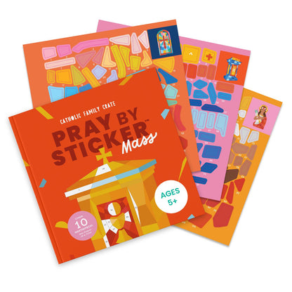 Catholic Family Crate® - Pray by Sticker: Mass Sticker Book