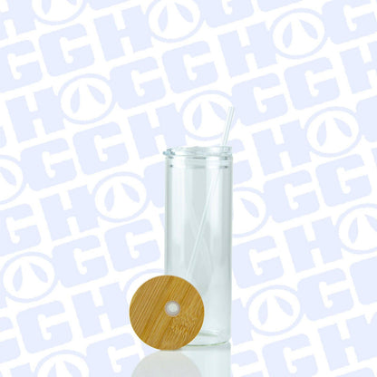 Hogg Outfitters - 20oz SUBLIMATION CLEAR GLASS SKINNY DUO TUMBLER