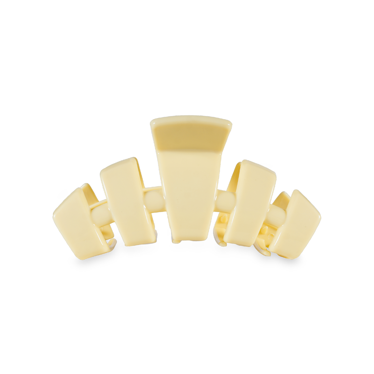 TELETIES - Classic Hair Clip | Small | Butter Yellow