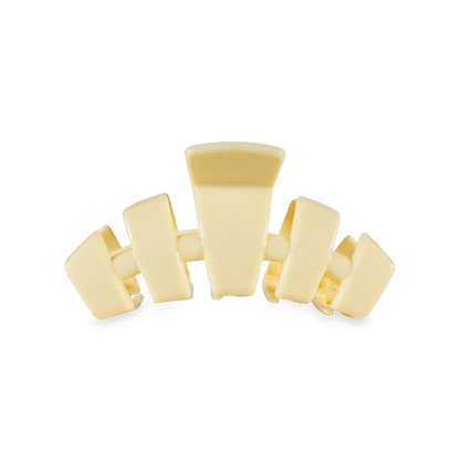 TELETIES - Classic Hair Clip | Small | Butter Yellow