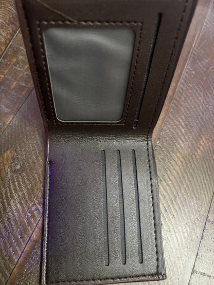 Clappin’ Beaks custom wallet (design 1)