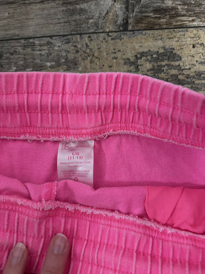 pink shorts- size large