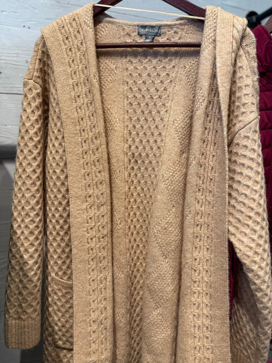 Beige Sweater XL long cardigan