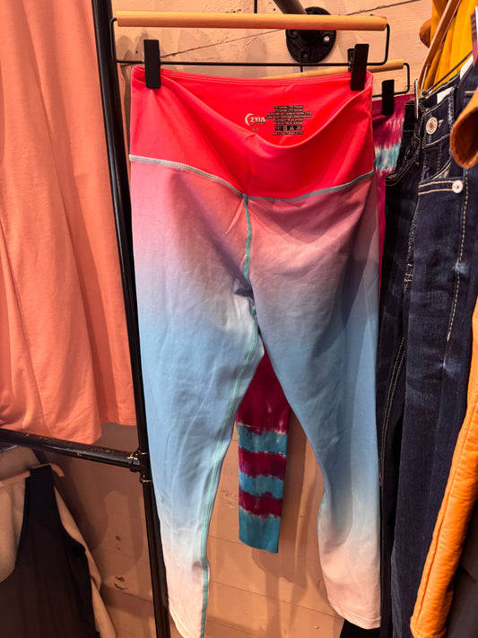 Zyia Ombre Leggings – Pink to Blue