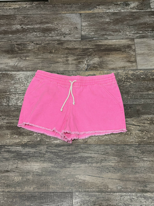 pink shorts- size large