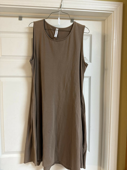 Brown dress size 2x