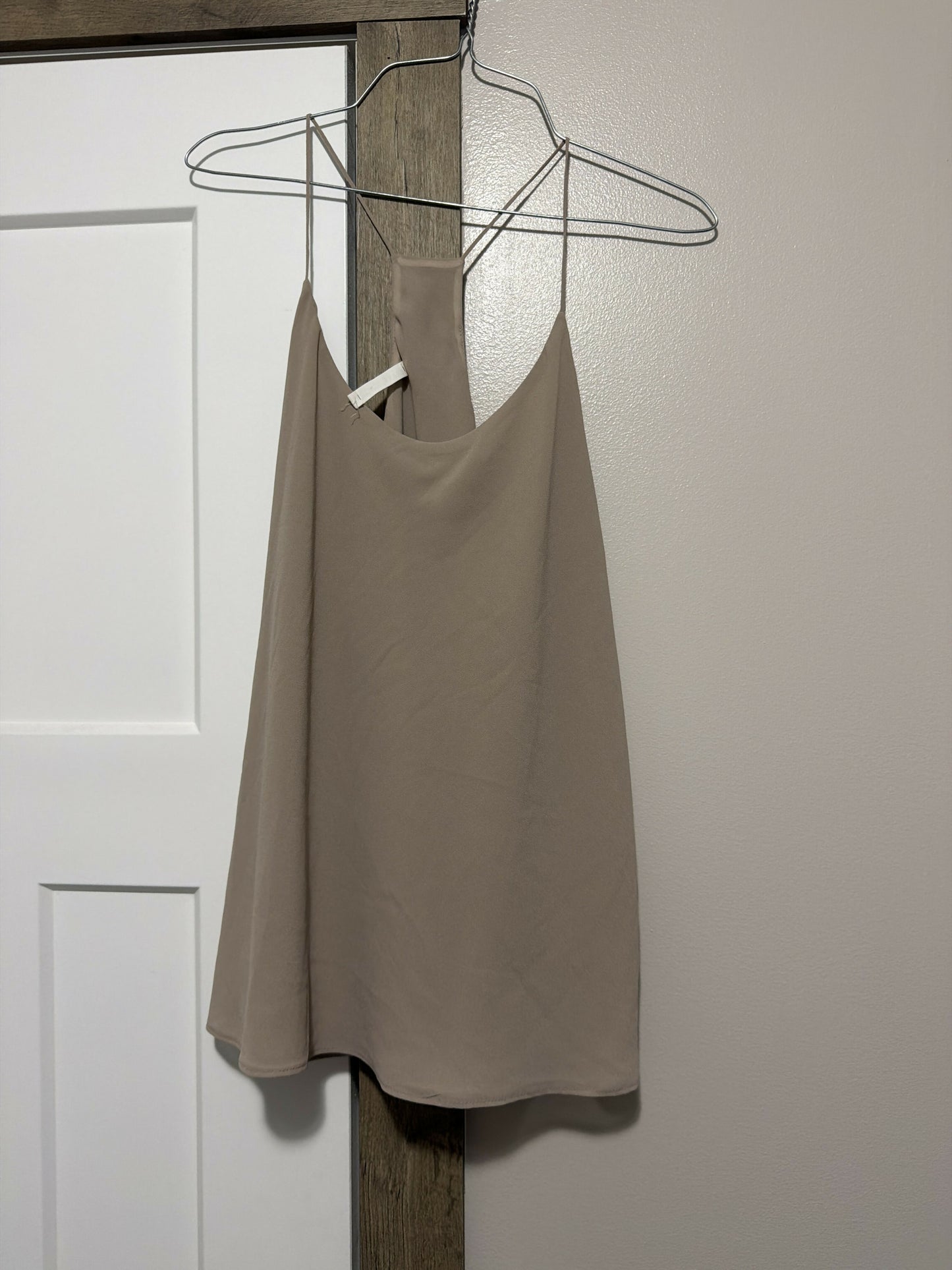 tan tank- size large