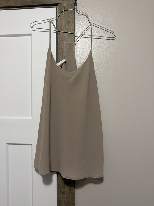 tan tank- size large