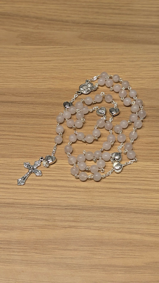 Natural stone rosary