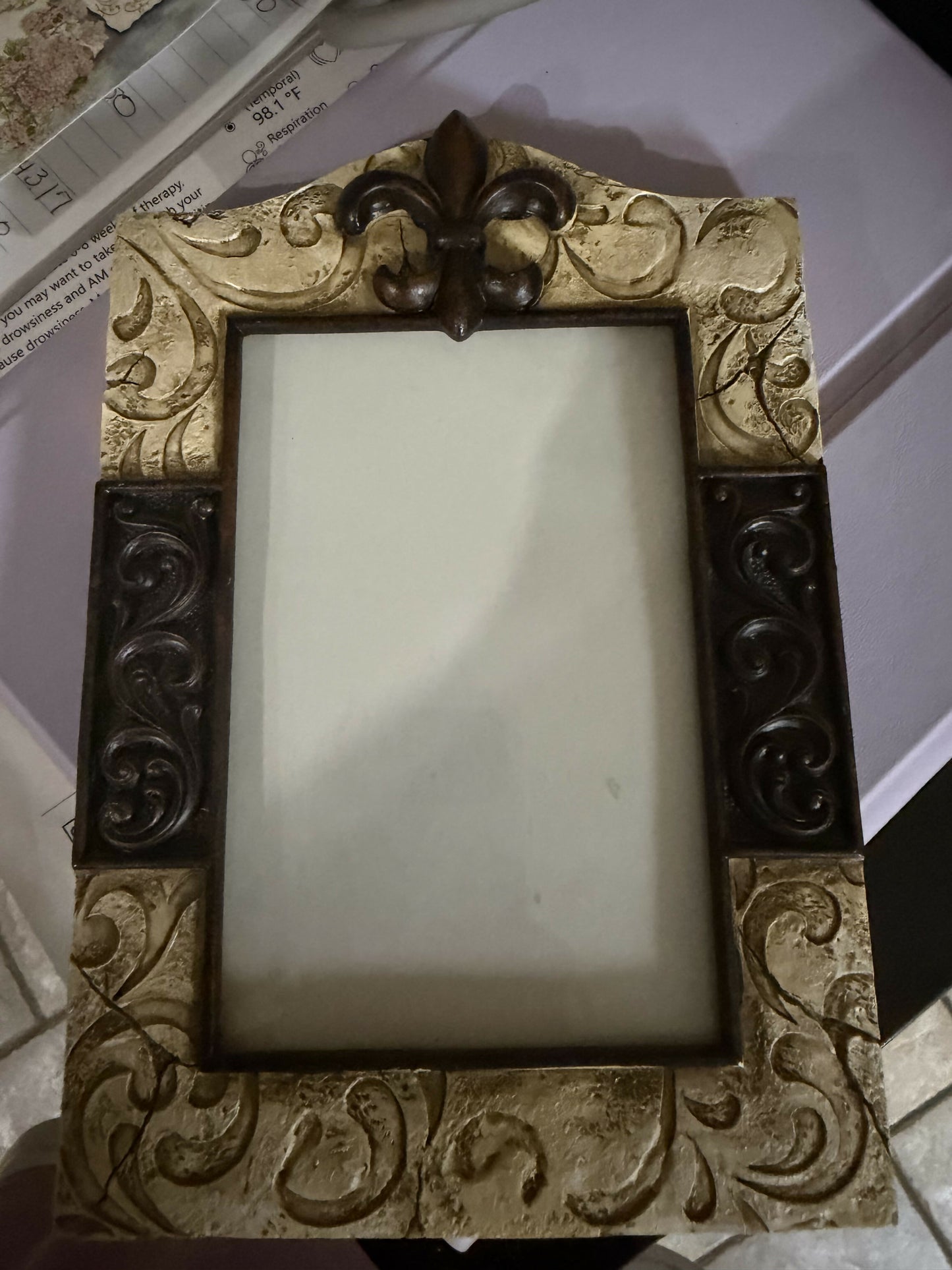 Brown and Beige picture frame
