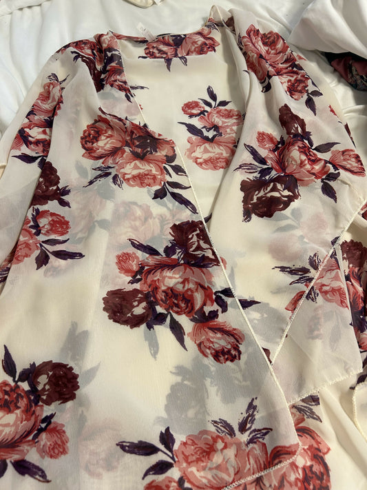 Floral cover small