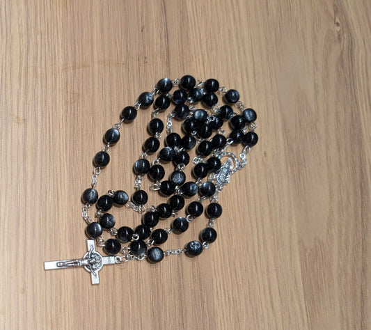Natural stone rosary