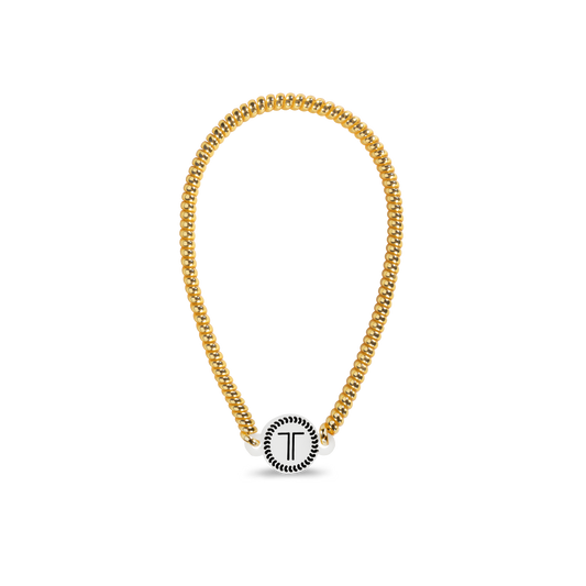 TELETIES - Spiral Hair Coil Headband | Sunset Gold