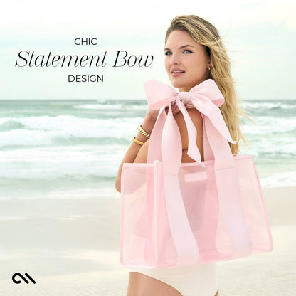 Case-Mate - Special Edition Bow Beach Tote With Phone Pouch