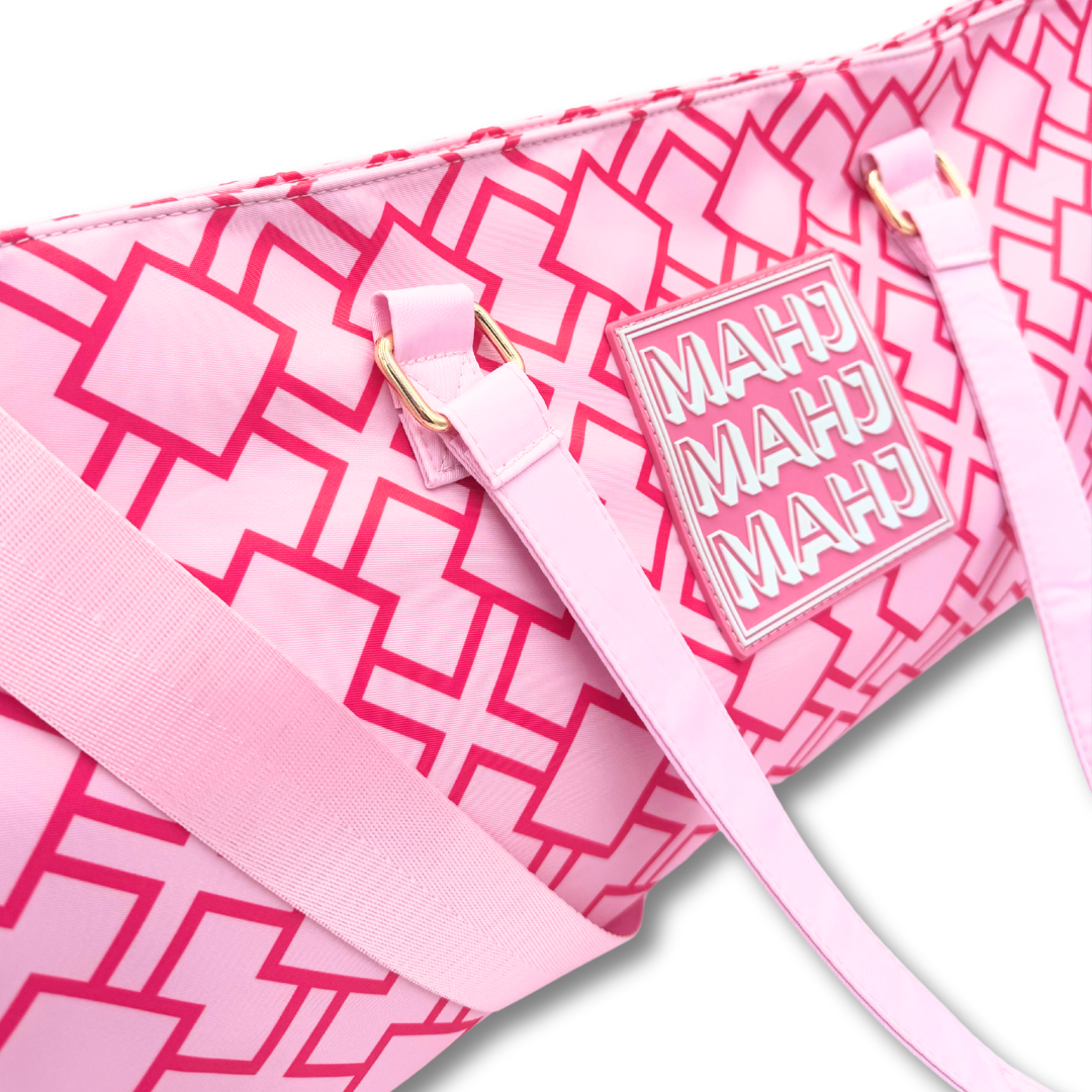 My Fair Mahjong - MAHJONG TOTE BAG  |  Wide with Zipper Closure