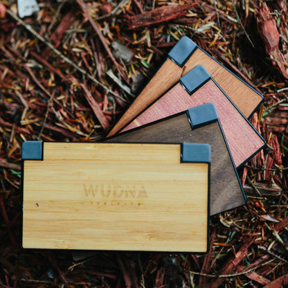 WUDN Handcrafted - Customizable Slim-Dual Wooden Power Bank
