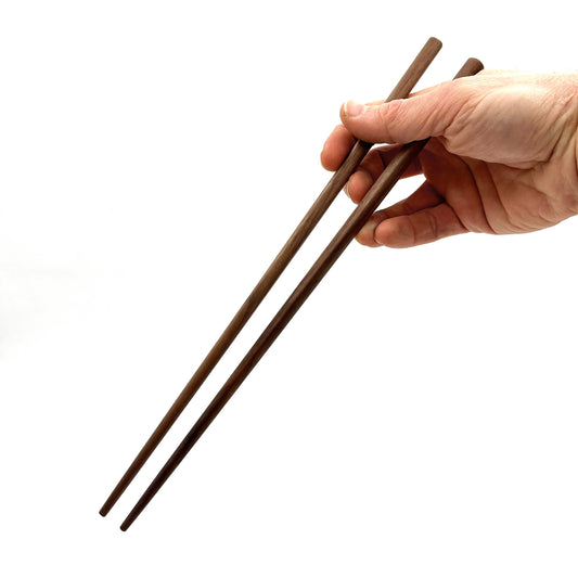 JBrody & Co. - 13" Walnut Wood Cooking Chopsticks