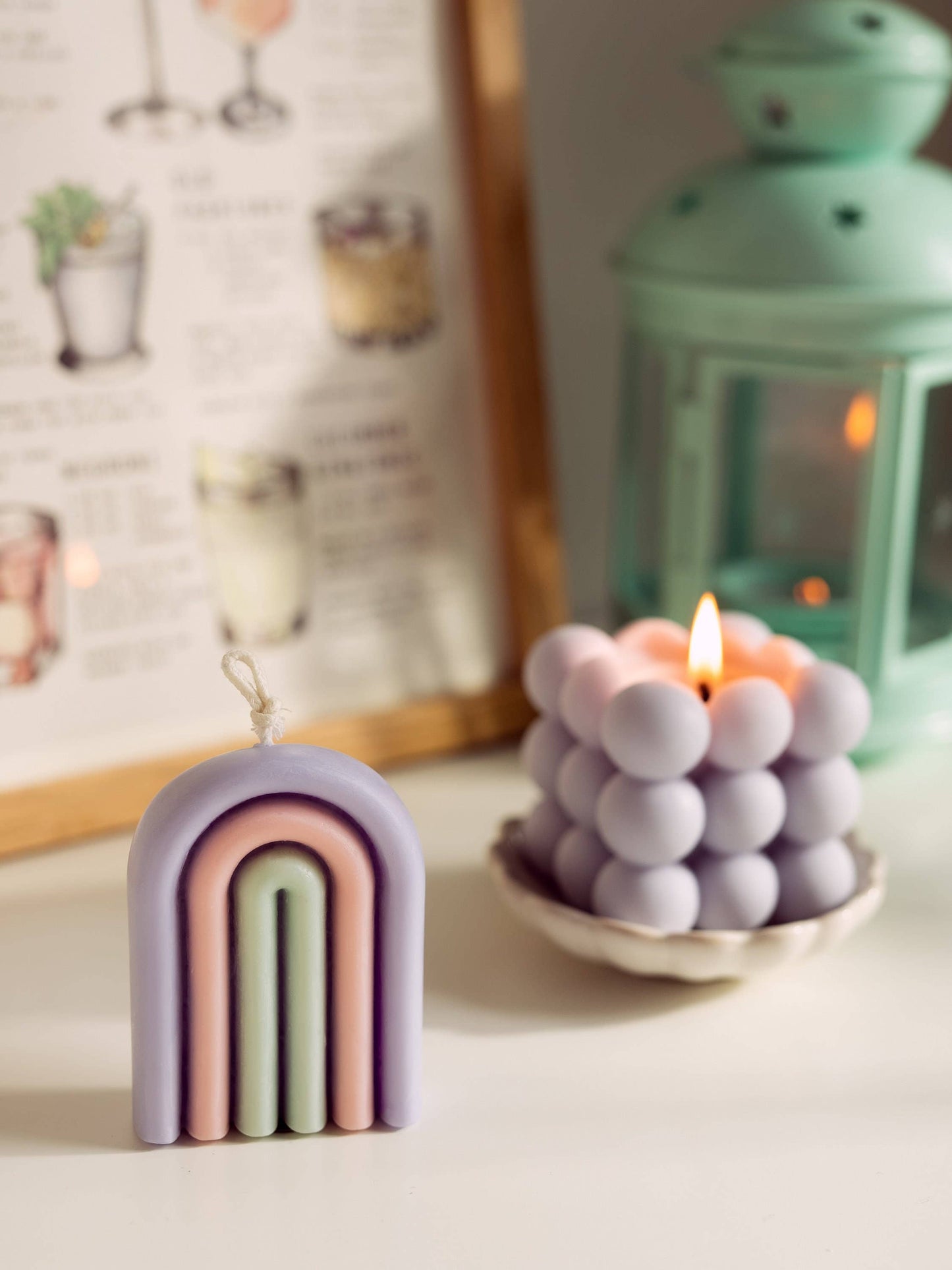 Scented Arch Rainbow Candles | Natural Soy Wax
